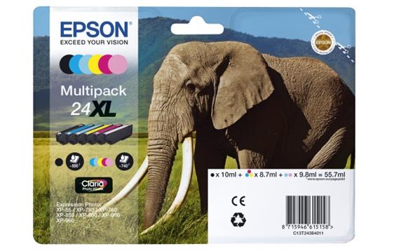 133226 Epson C13T24384011 Blekk EPSON T2438 C13T24384011 XL (6) Multipack